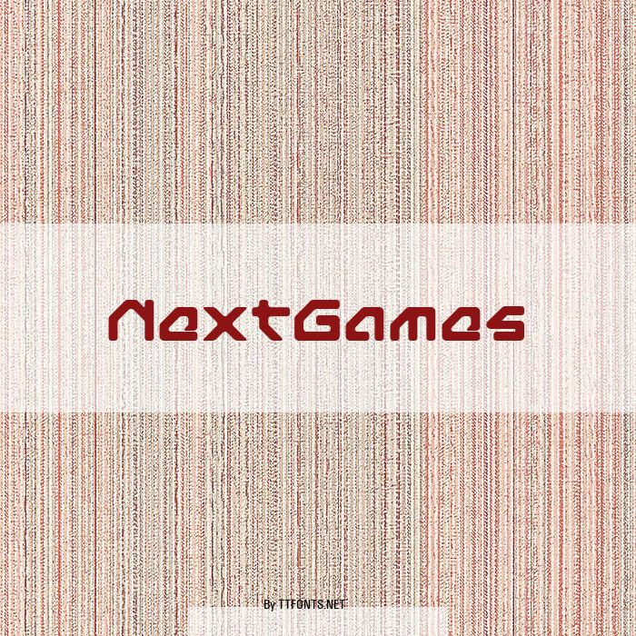 NextGames example