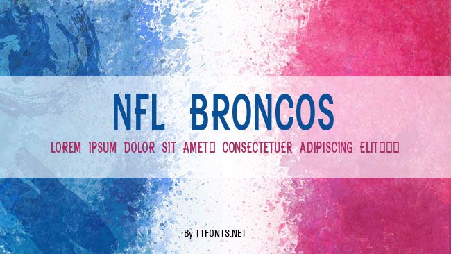 NFL Broncos example