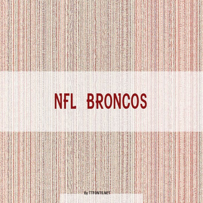 NFL Broncos example