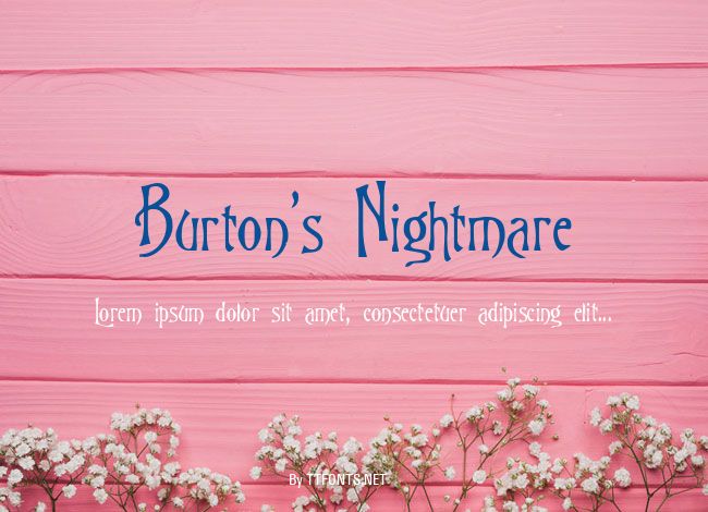 Burton's Nightmare example