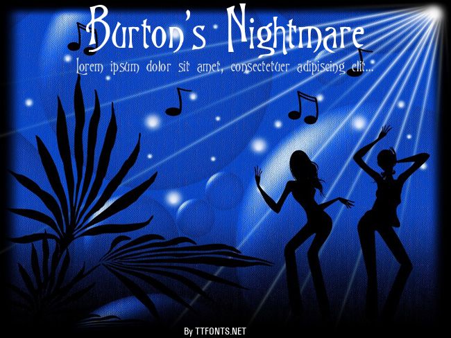 Burton's Nightmare example