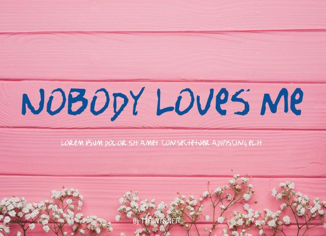 Nobody Loves Me example