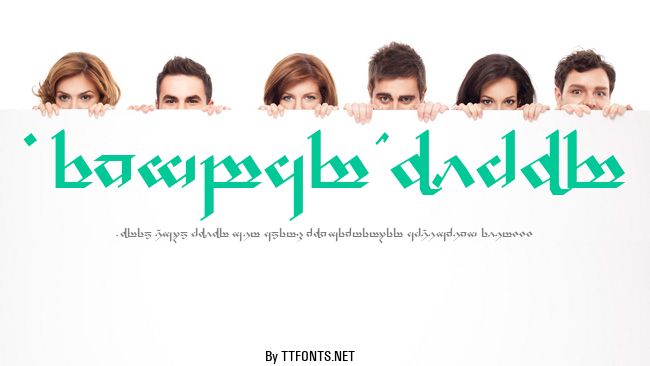 Tengwar Noldor example