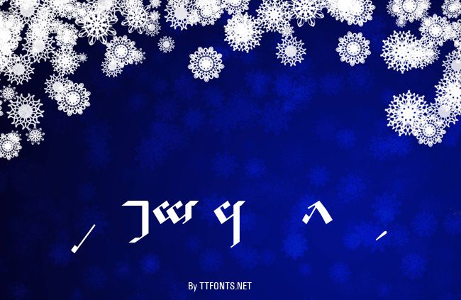Tengwar Noldor-A example