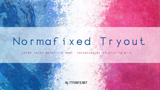 Normafixed Tryout example
