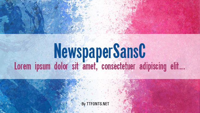 NewspaperSansC example