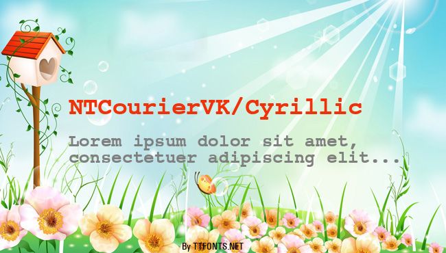 NTCourierVK/Cyrillic example