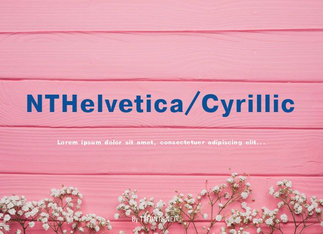 NTHelvetica/Cyrillic example