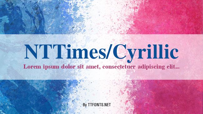 NTTimes/Cyrillic example