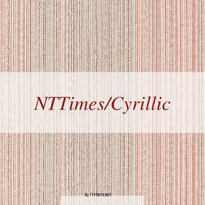 NTTimes/Cyrillic example