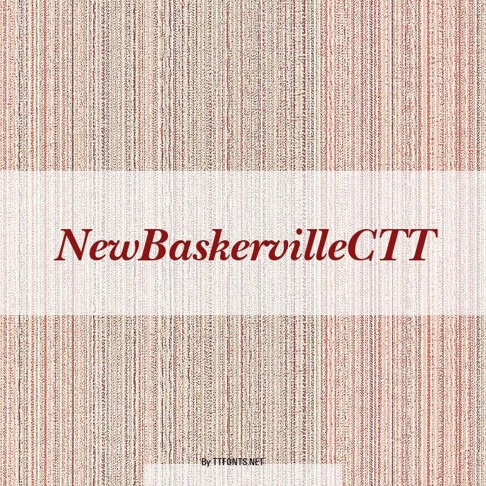NewBaskervilleCTT example