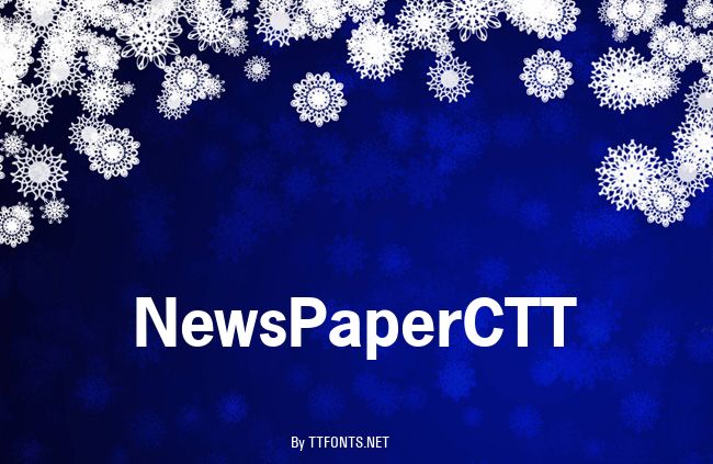 NewsPaperCTT example