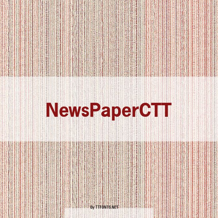 NewsPaperCTT example