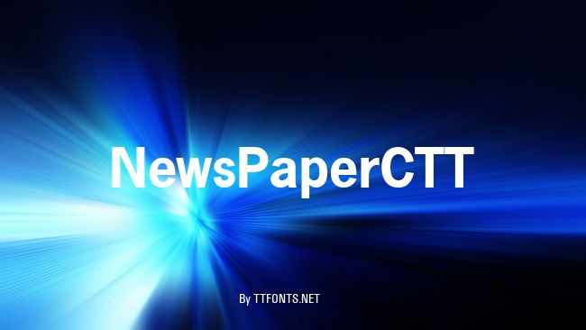 NewsPaperCTT example