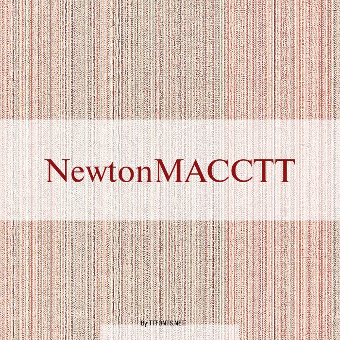 NewtonMACCTT example