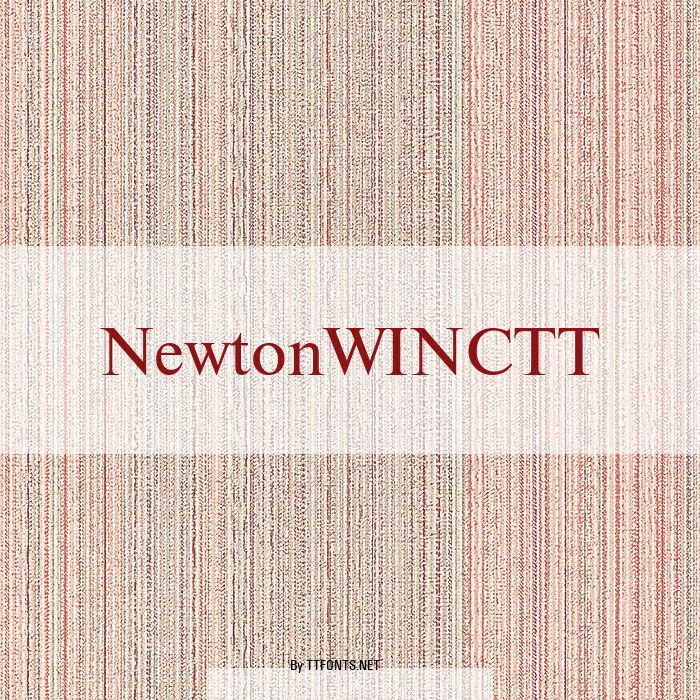 NewtonWINCTT example