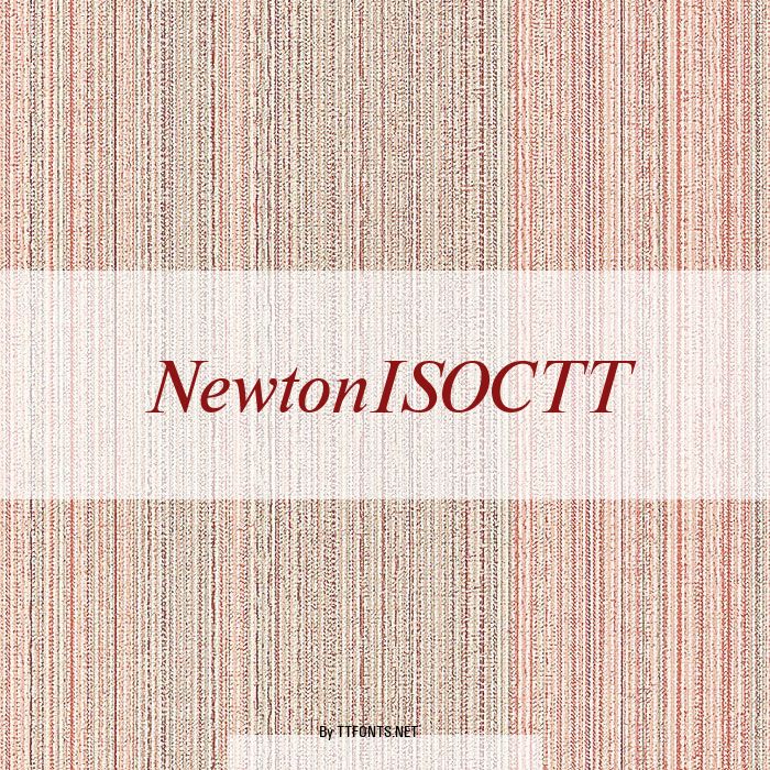NewtonISOCTT example