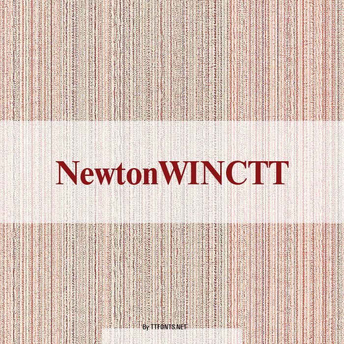 NewtonWINCTT example
