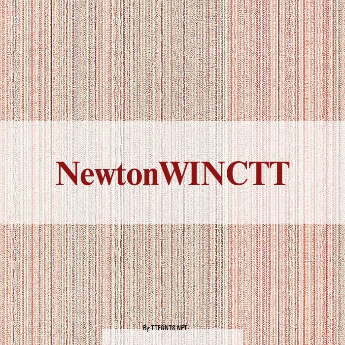 NewtonWINCTT example