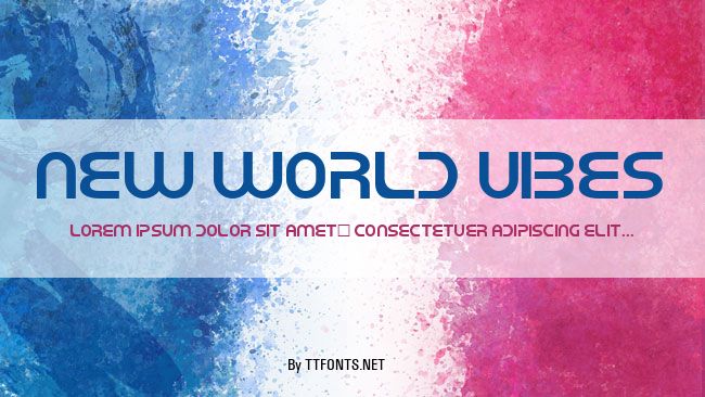 New World Vibes example