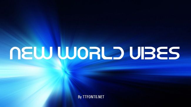 New World Vibes example
