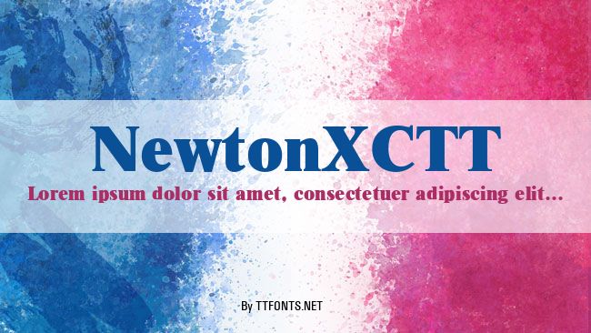 NewtonXCTT example