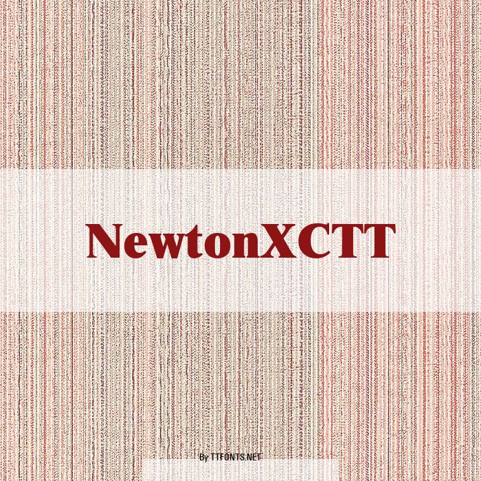 NewtonXCTT example