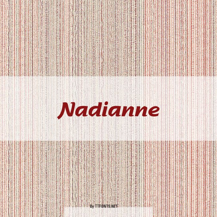 Nadianne example