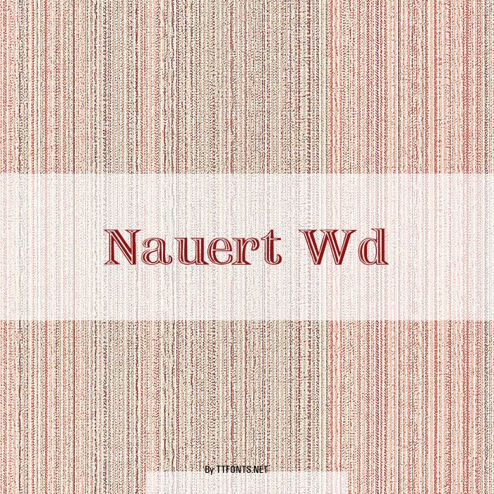 Nauert Wd example