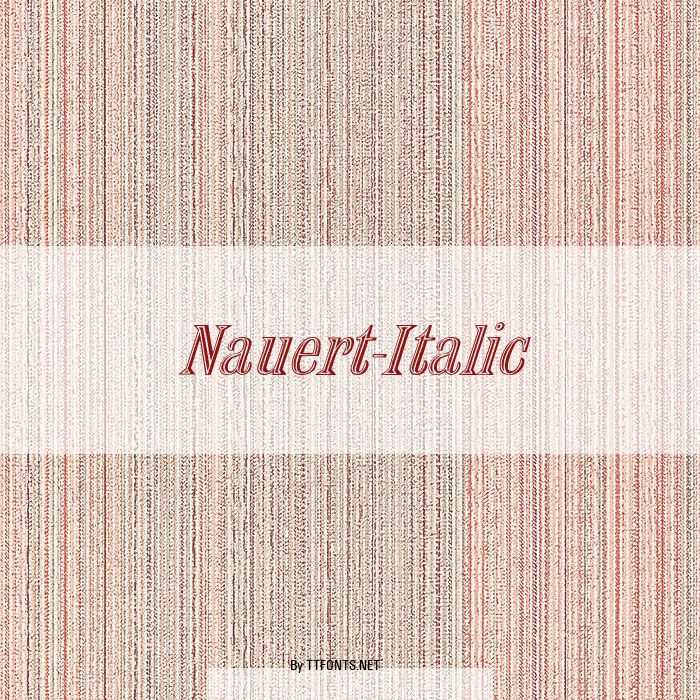Nauert-Italic example