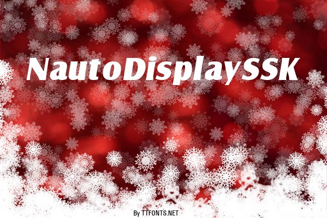 NautoDisplaySSK example