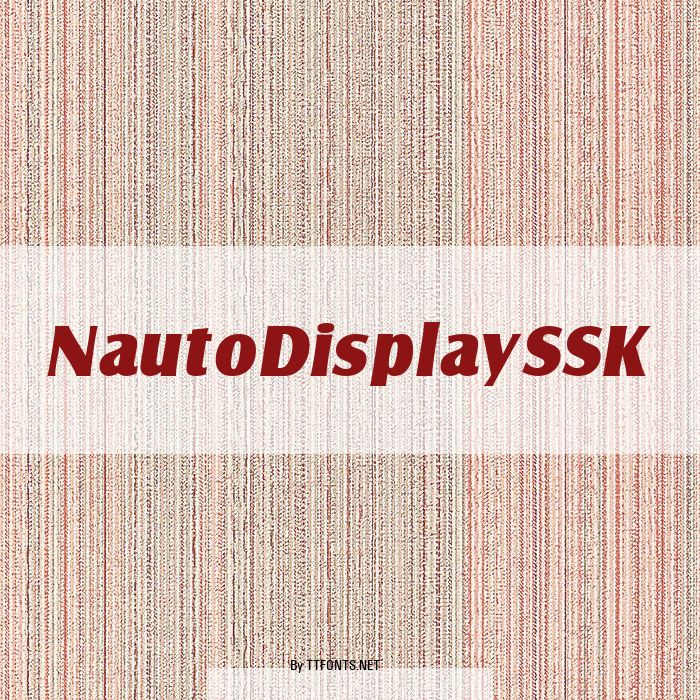 NautoDisplaySSK example