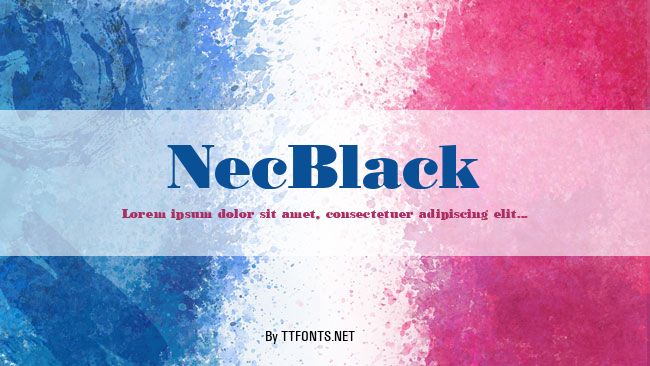 NecBlack example