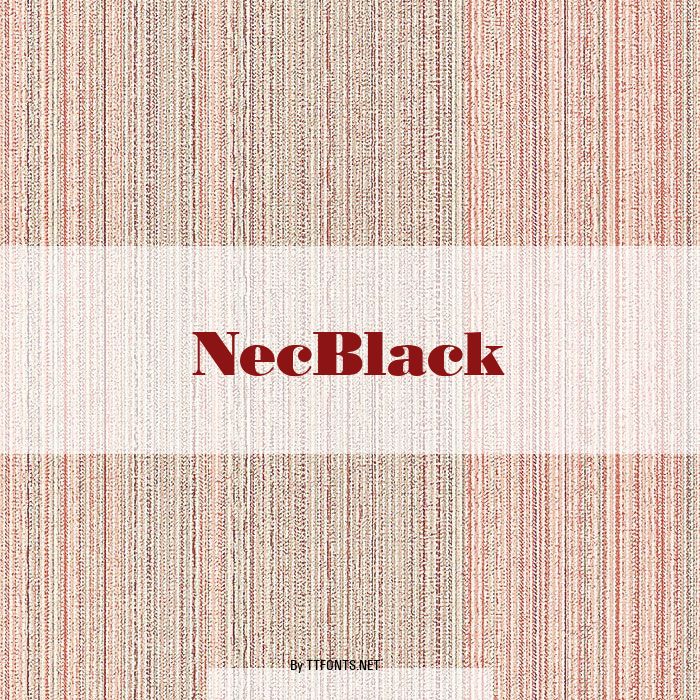 NecBlack example