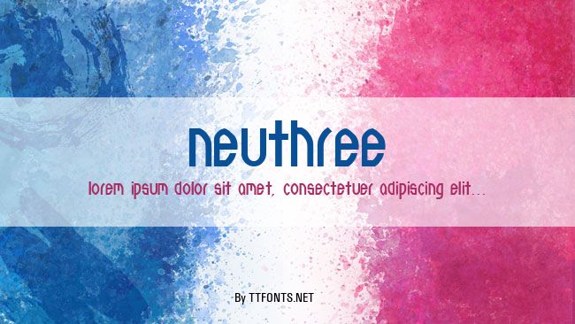 NeuThree example
