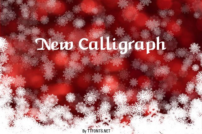 New Calligraph example