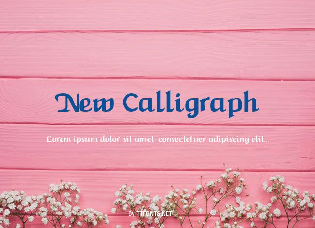 New Calligraph example