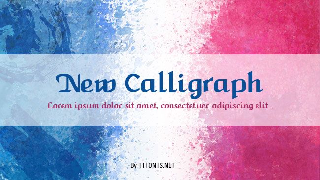 New Calligraph example