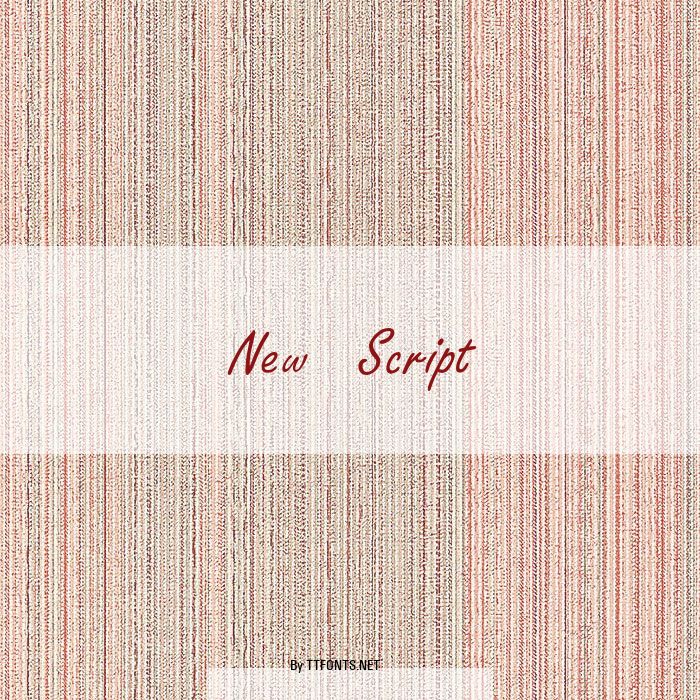 New Script example
