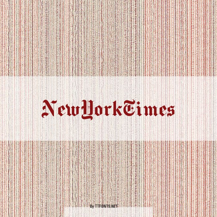 NewYorkTimes example