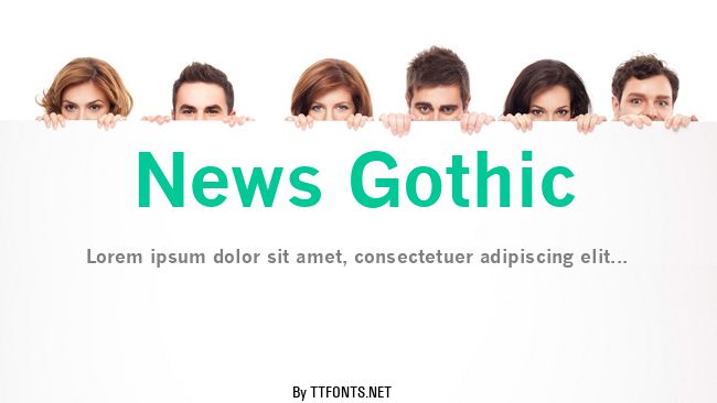 News Gothic example