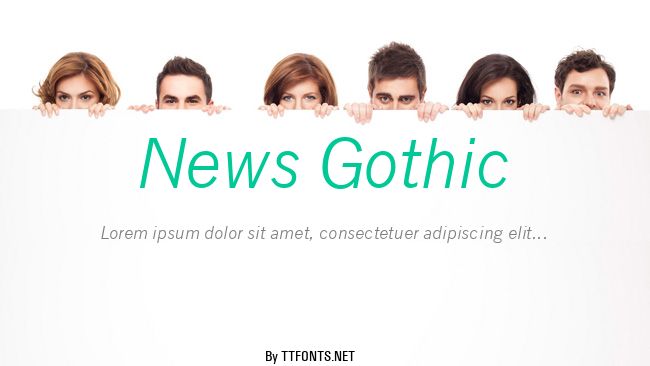 News Gothic example