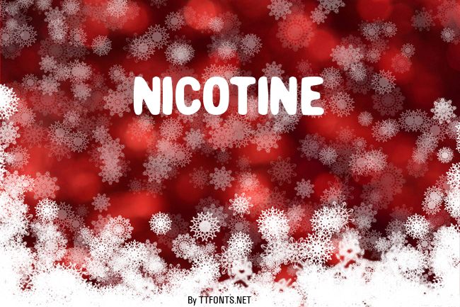 Nicotine example