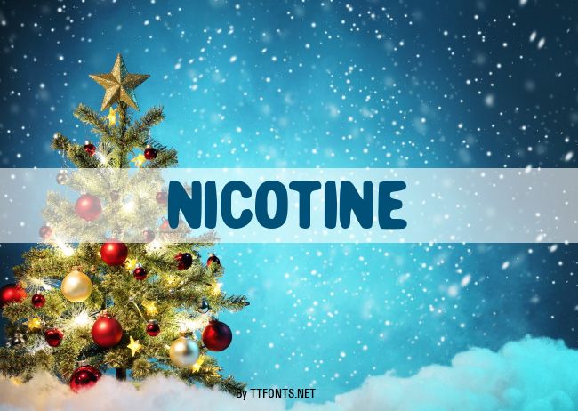 Nicotine example