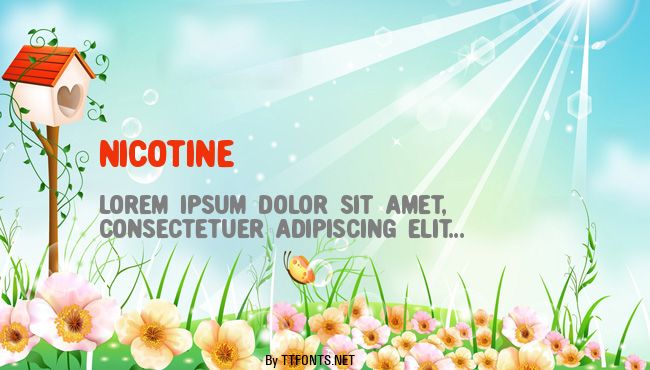 Nicotine example