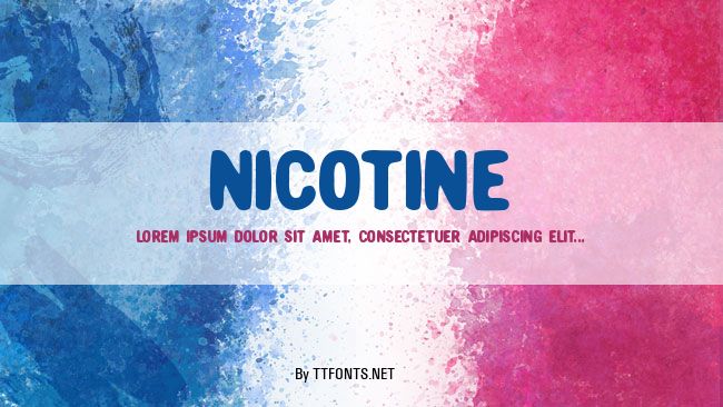 Nicotine example