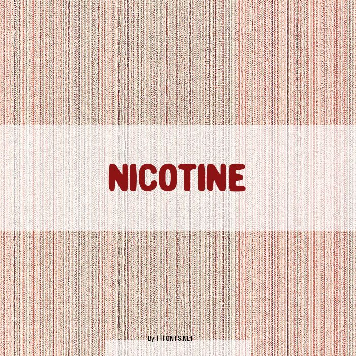 Nicotine example