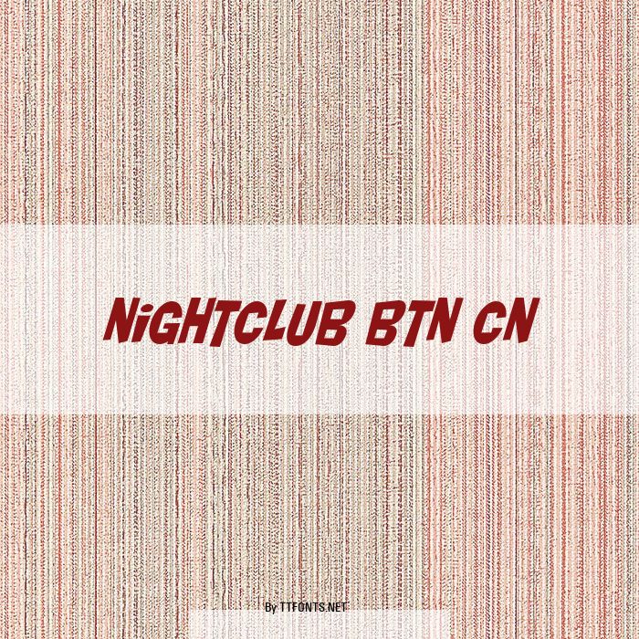 Nightclub BTN Cn example