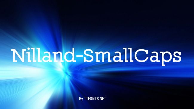 Nilland-SmallCaps example