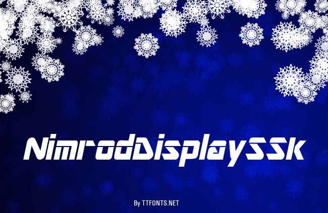 NimrodDisplaySSk example